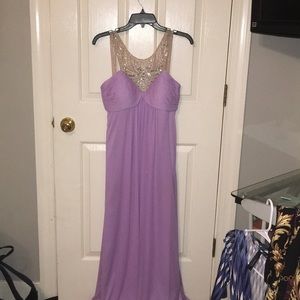 purple prom dress